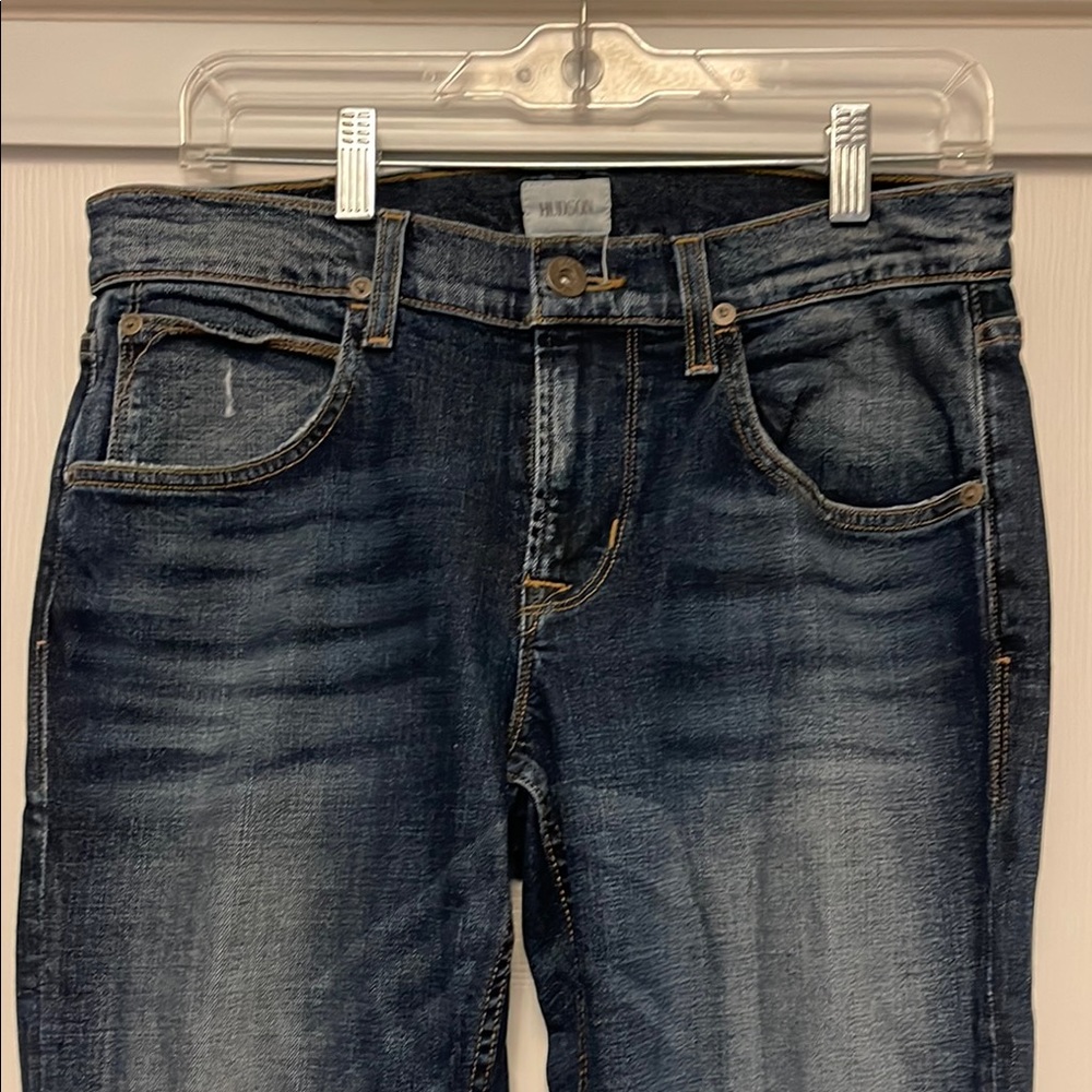 Hudson Jeans Blue Straight Leg Denim